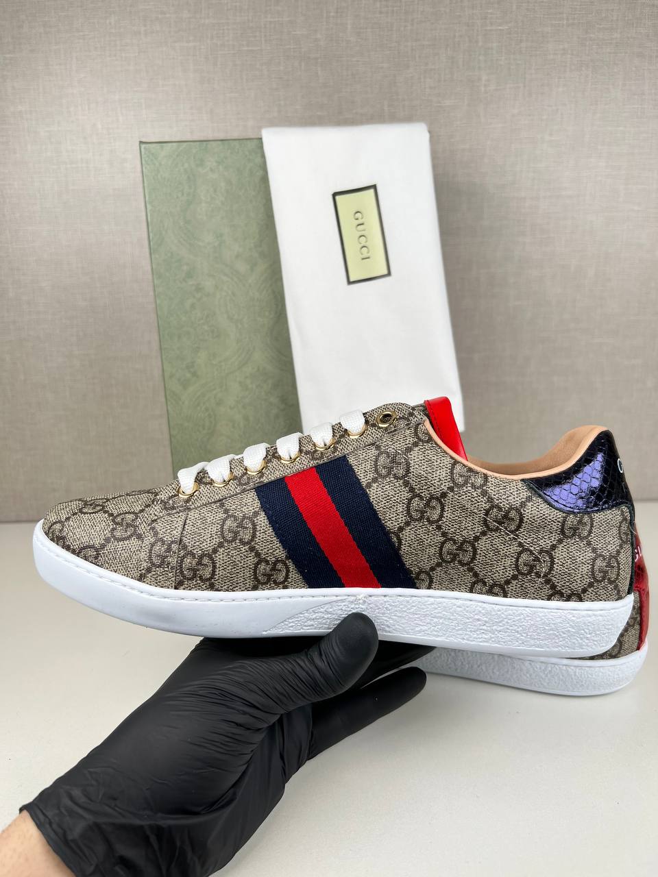 GG - Ace Supreme Sneaker - Real Leather