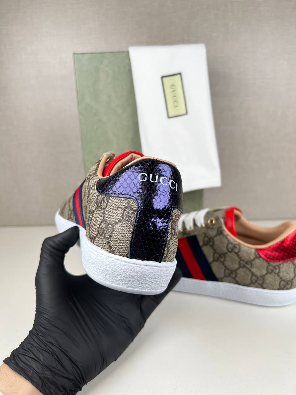 GG - Ace Supreme Sneaker - Real Leather