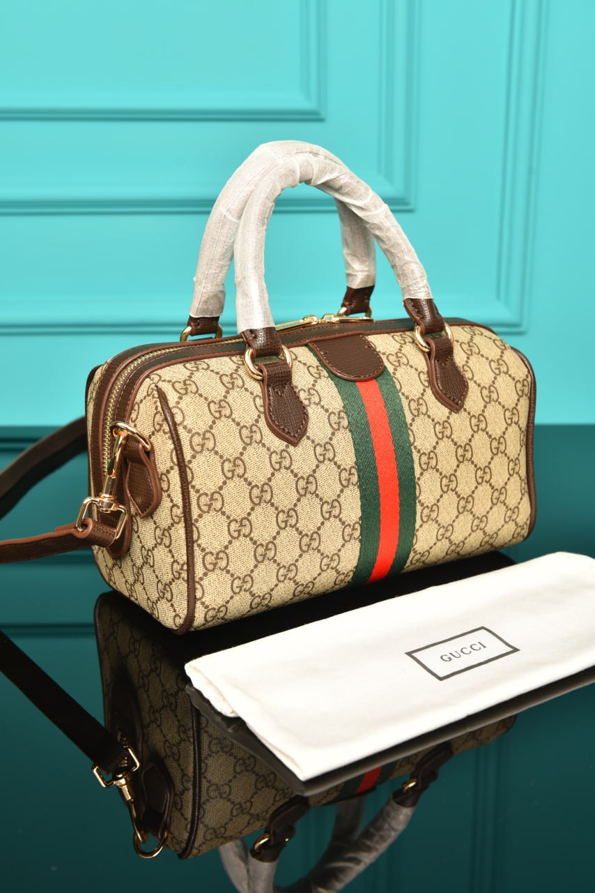 GG - Ophidia Medium Boston Bag